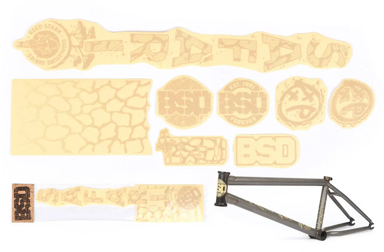 BSD Frame Sticker Pack | SkatePro