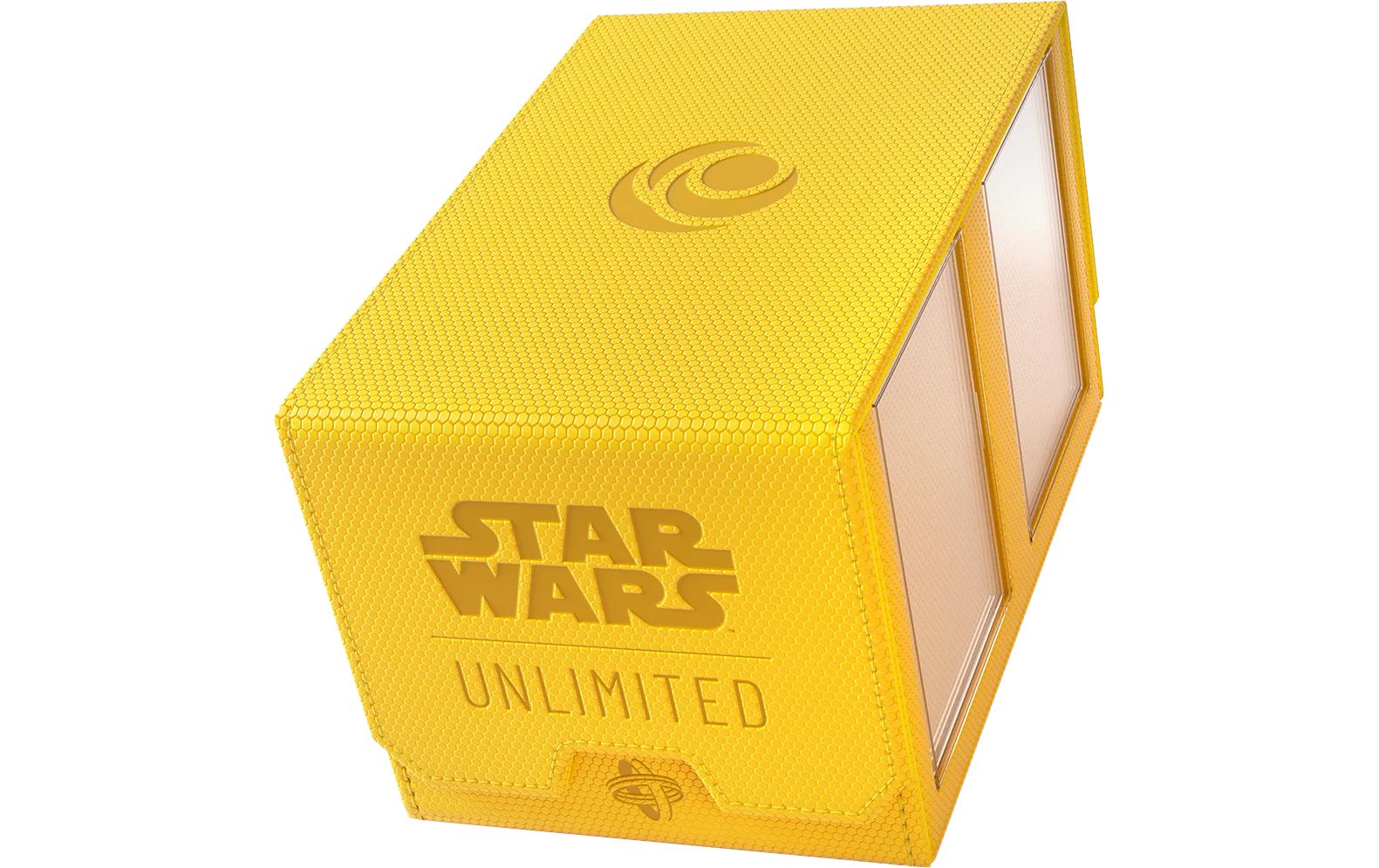 Kartenbox Star Wars: Unlimited Double Deck Pod gelbZweiseitige Premium-Deckbox