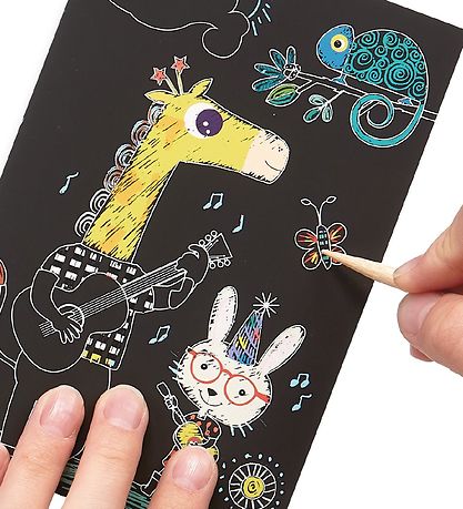 Ooly Kratzer Ente Scribble Mini Set - Safari Party