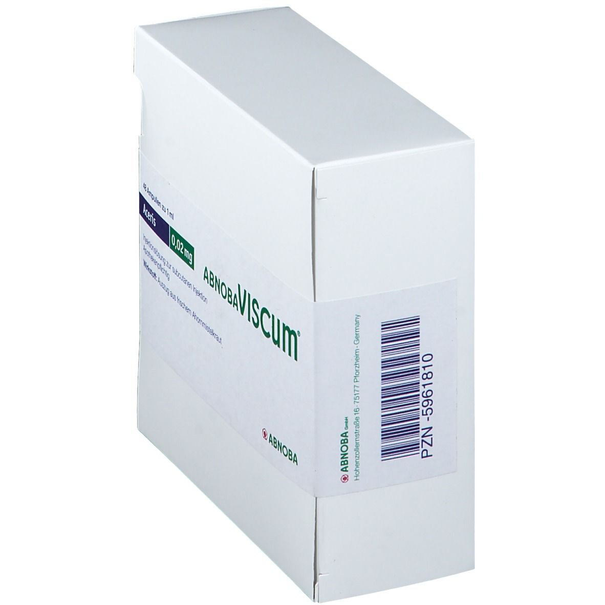 abnobaVISCUM® Aceris 0,02 mg Ampullen