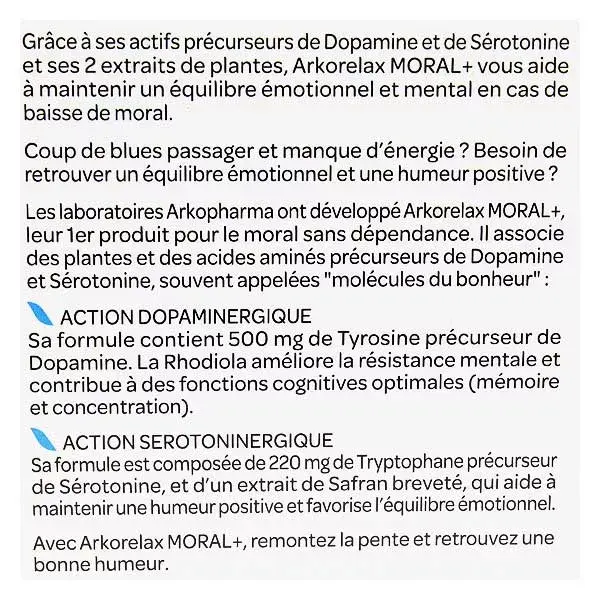 Arkopharma Arkorelax Moral+ 60 comprimidos