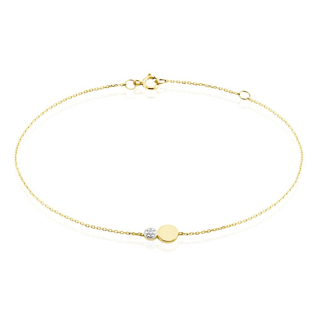 Bracelet Or Jaune Abihu Diamants