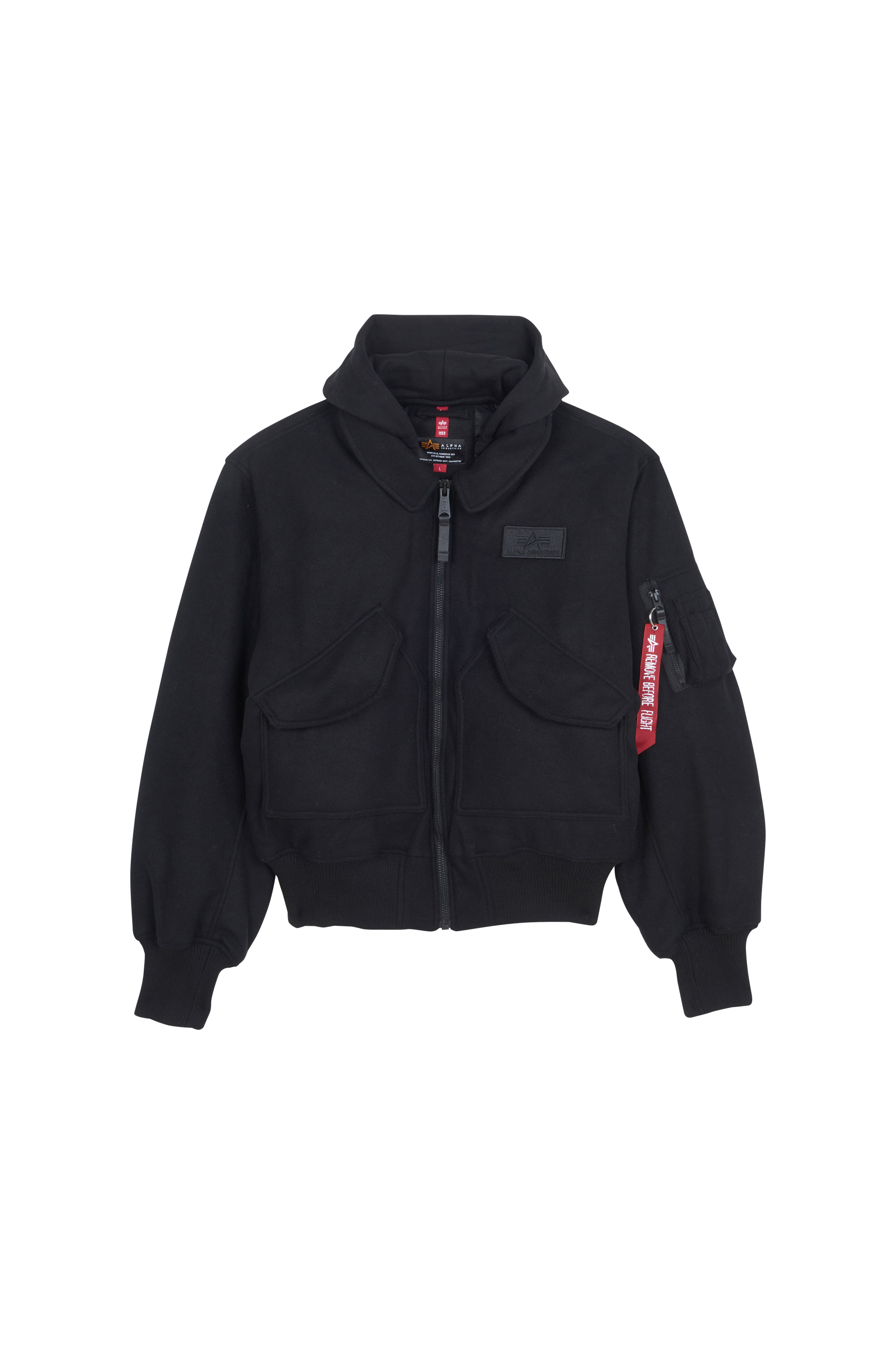 ALPHA INDUSTRIES veste  CWU ZH Wool Noir