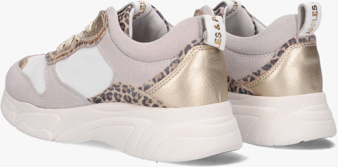 APPLES & PEARS witte apples & pears lage sneakers b0010045