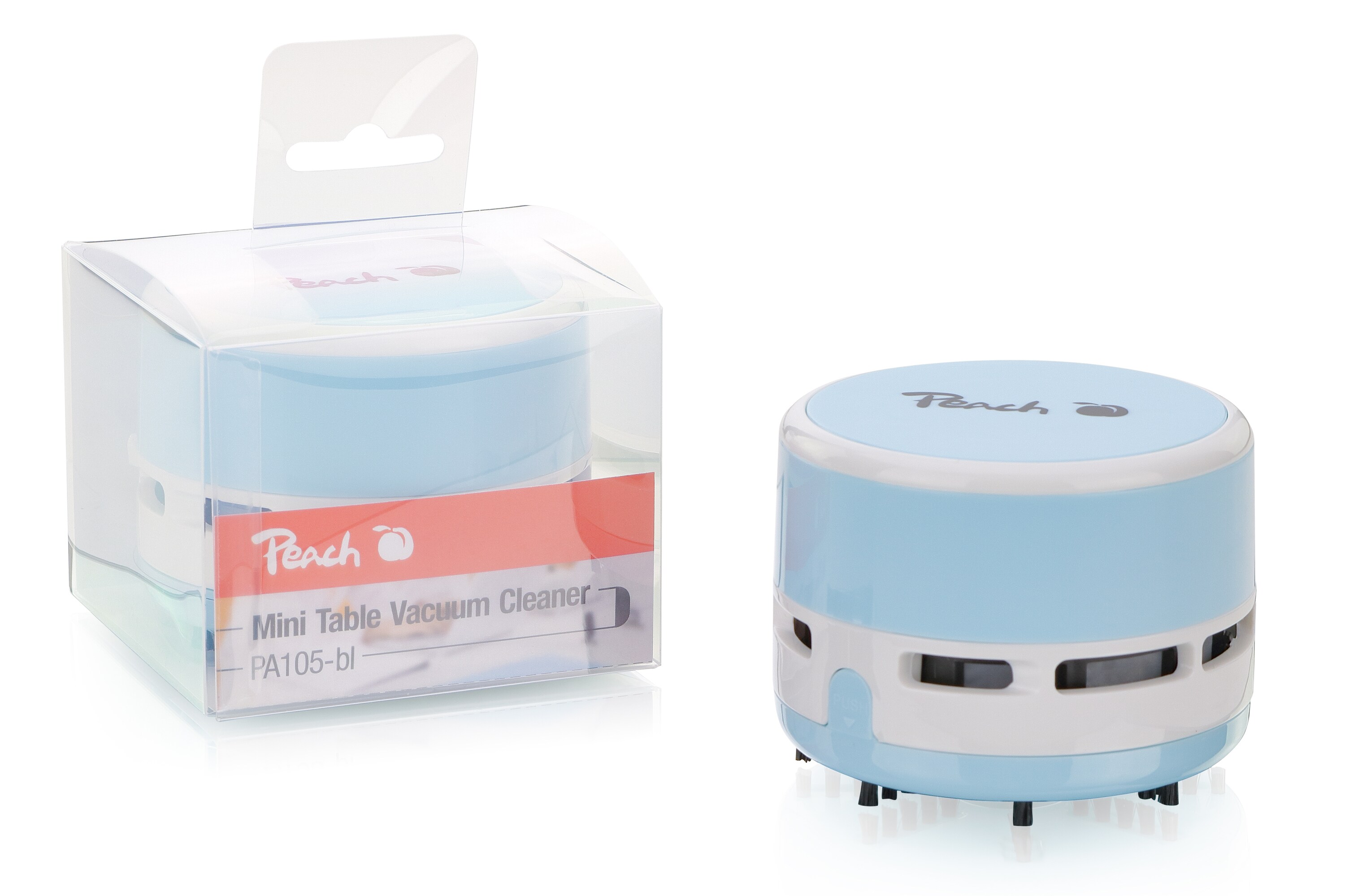 Peach Mini Tisch Staubsauger PA105 pastellblau