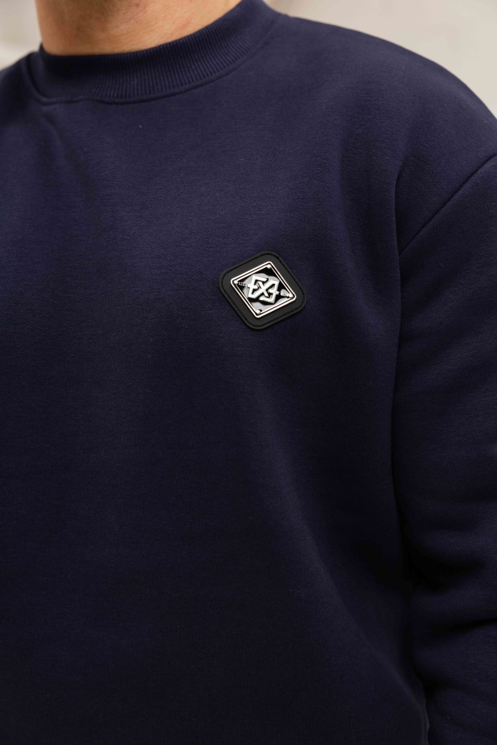 XPLCT Plate Sweater Heren Donkerblauw