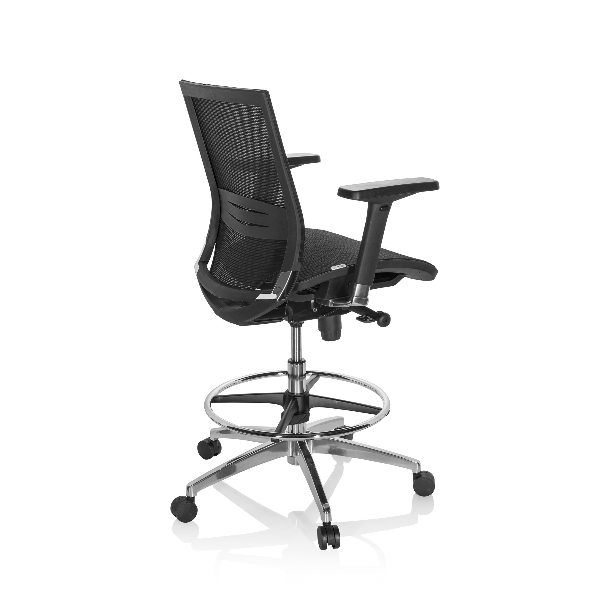 Counterstuhl TOP WORK 78 Netzstoff mit Armlehnen (höhenverstellbar) hjh OFFICE