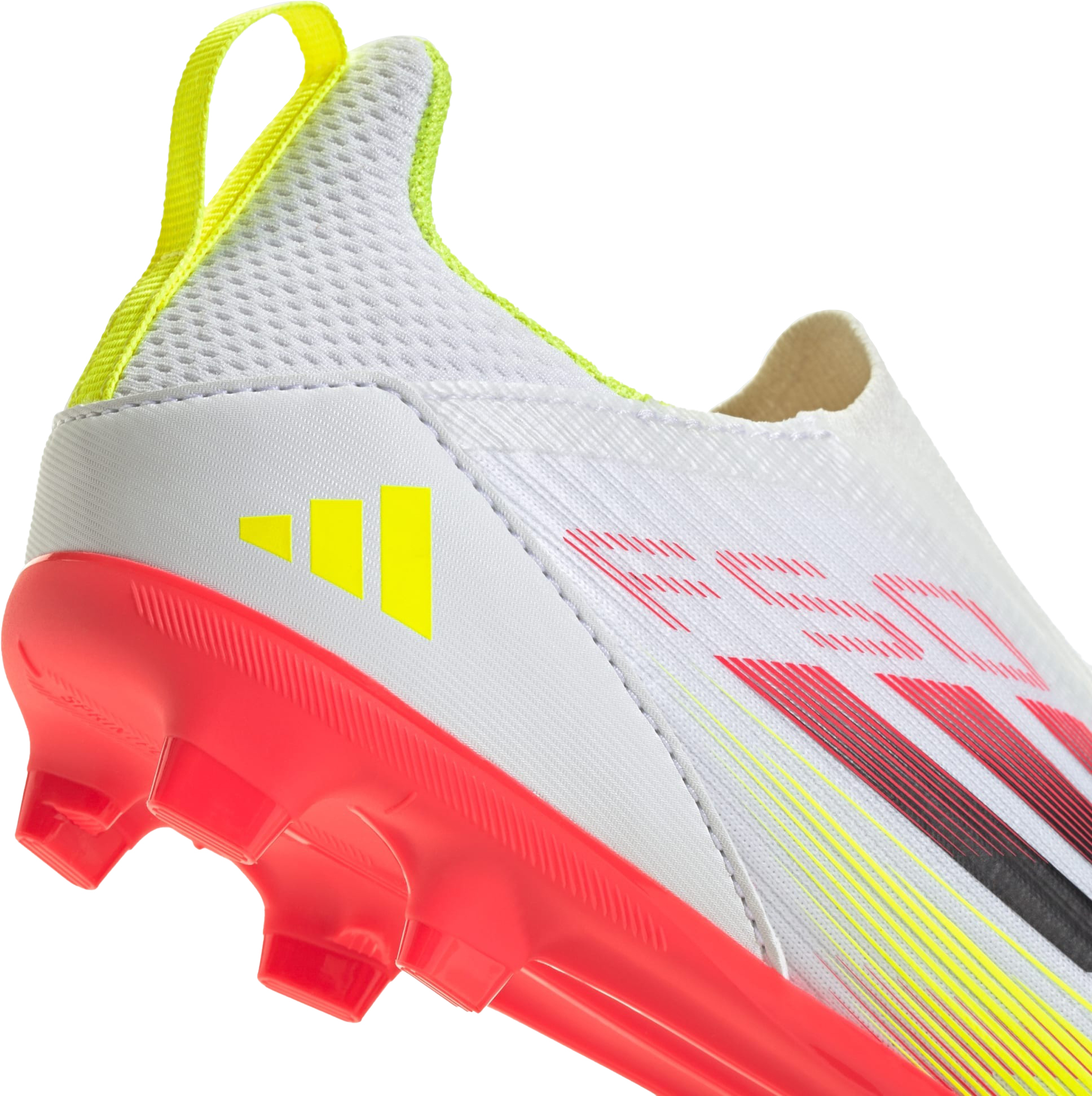 F50 League LL FG/MG Junior Cloud White/Core Black/Solar Yellow