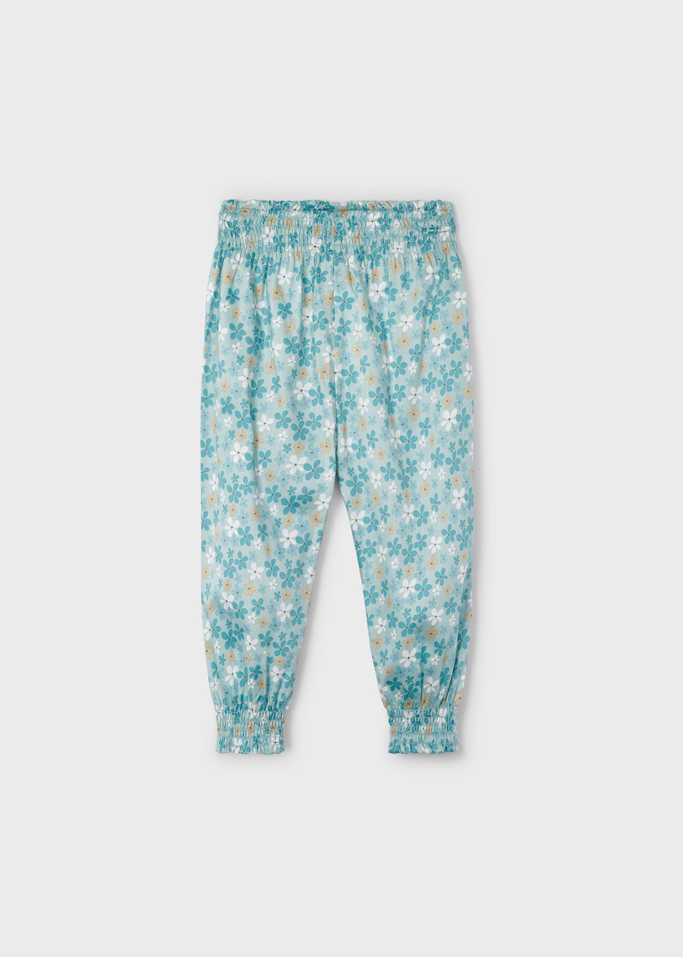 Calças fluidas estampadas da Better Cotton para meninas