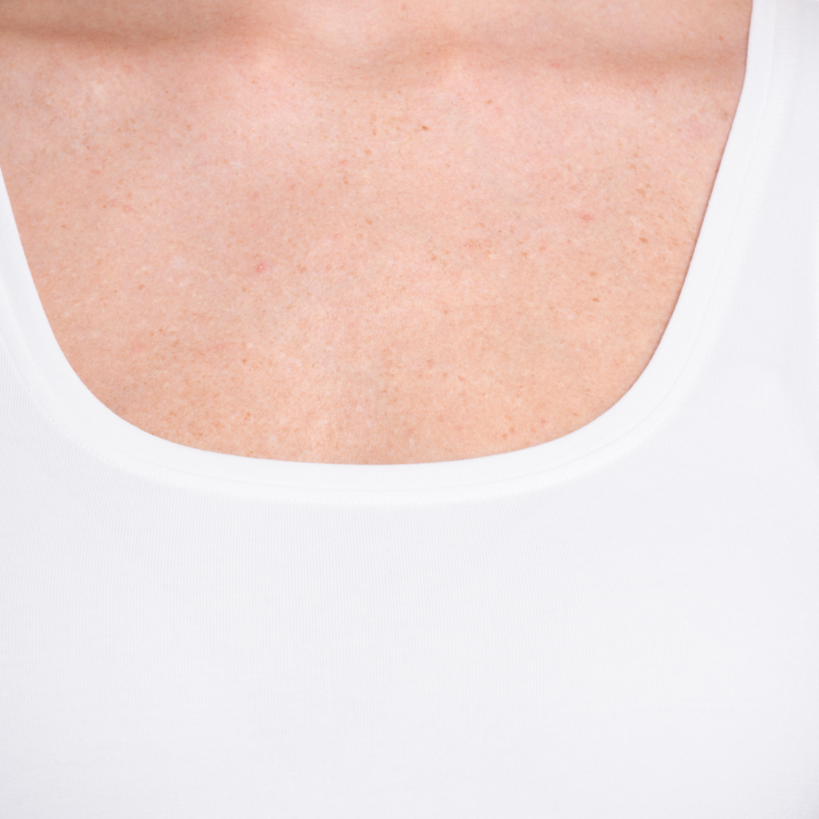 Gina Benotti Damen Top im Basic-Look weiss