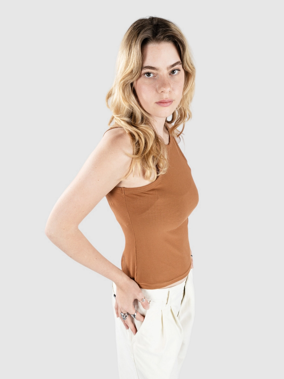 Rhythm Classic Tank Top caramel