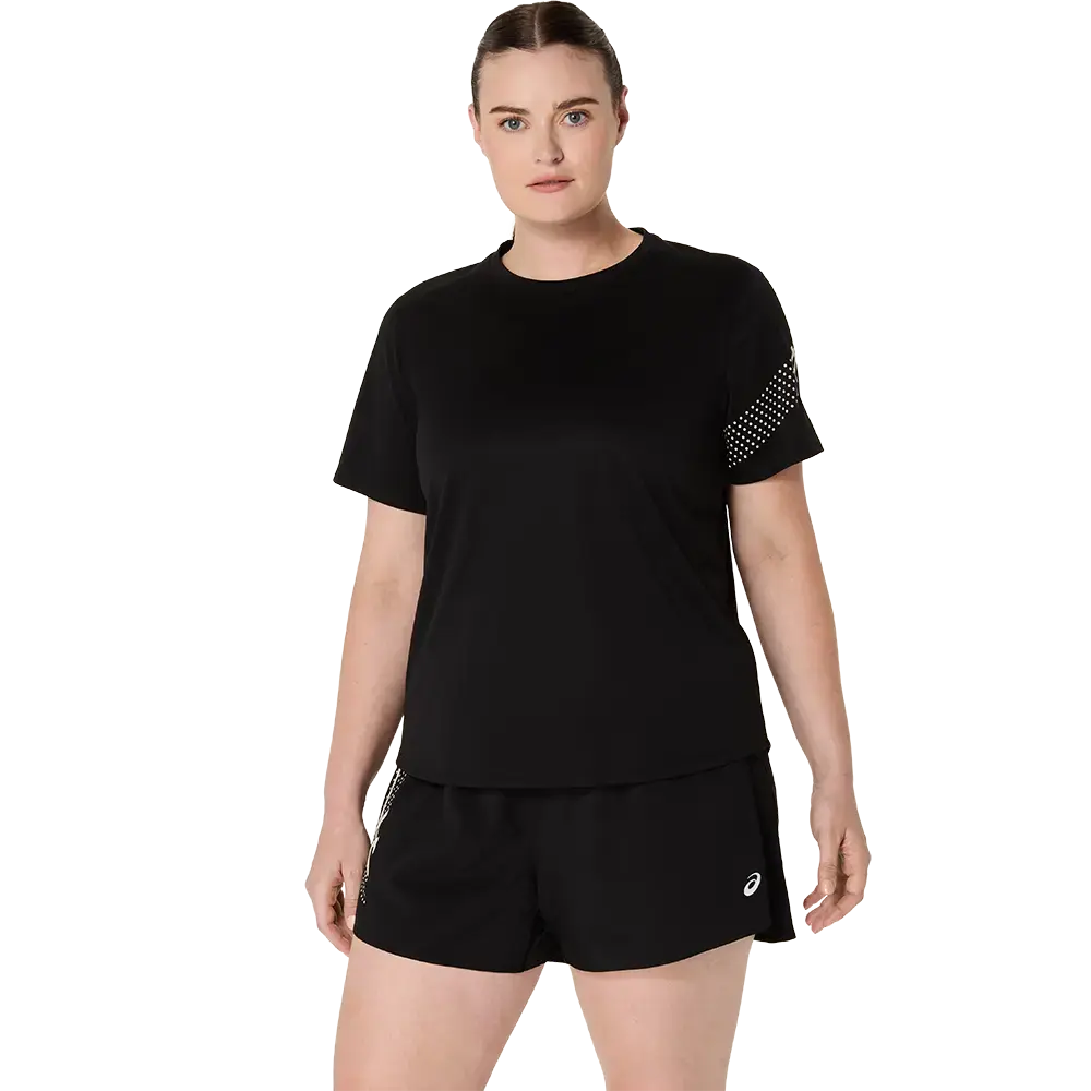 ASICS Icon Hardloopshirt Korte Mouwen Zwart Dames