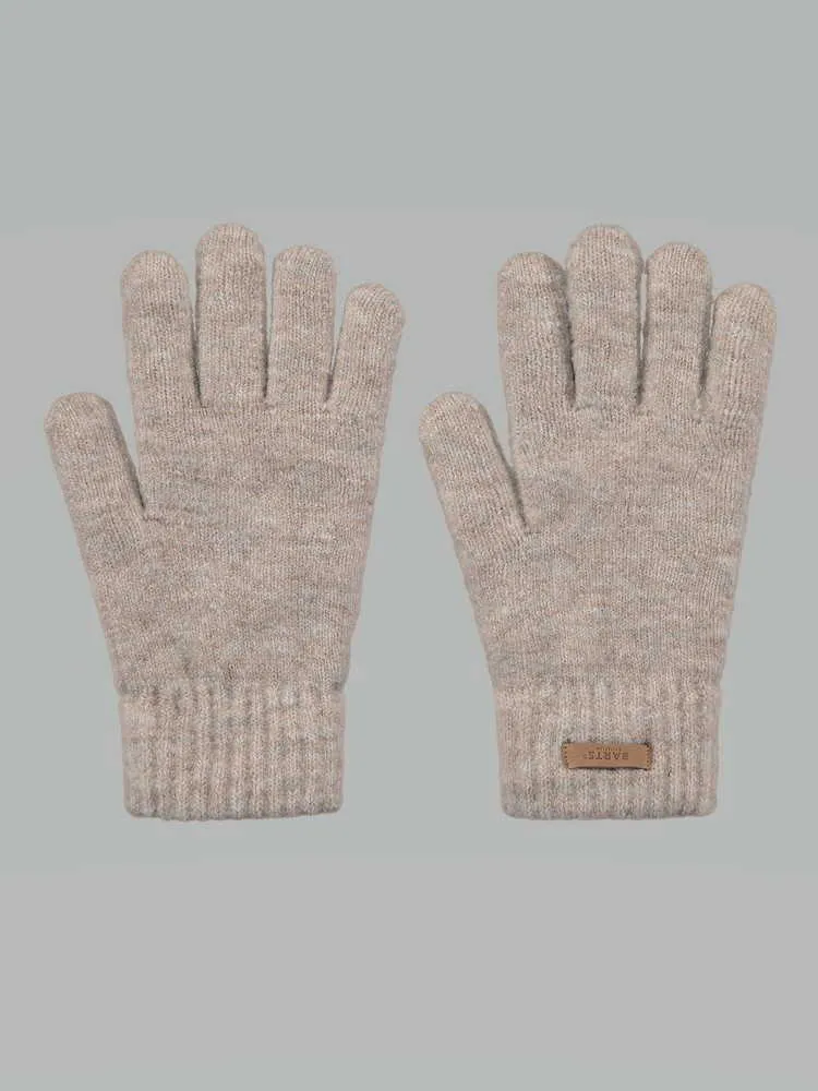 BARTS Strickhandschuh Beige Textil