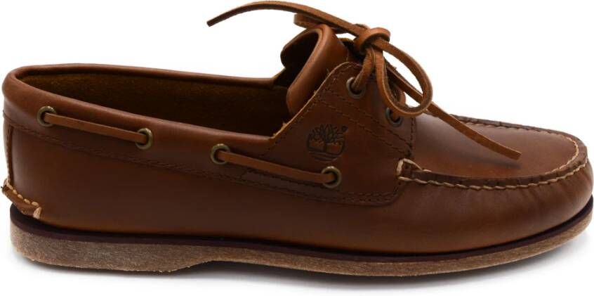 Timberland Authentic Classic Boat Shoe Leather Beige Loafers