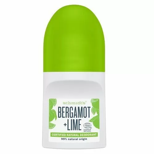 Schmidt's Bergamot & Lime Roll-On Deodorant - 50 ml.