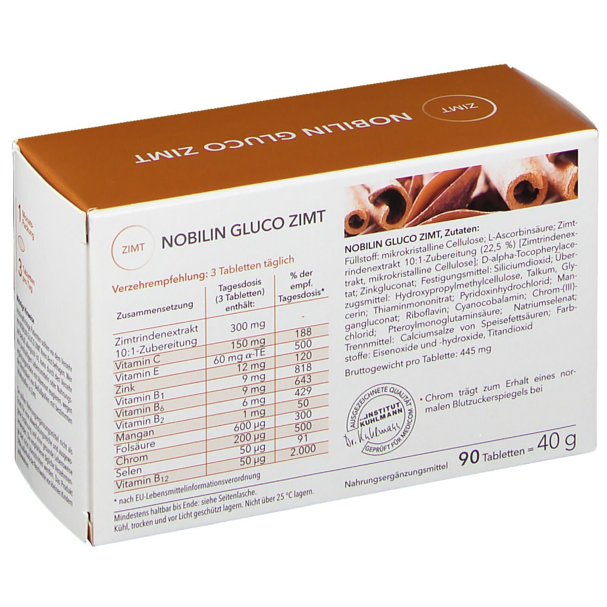 NOBILIN GLUCO ZIMT