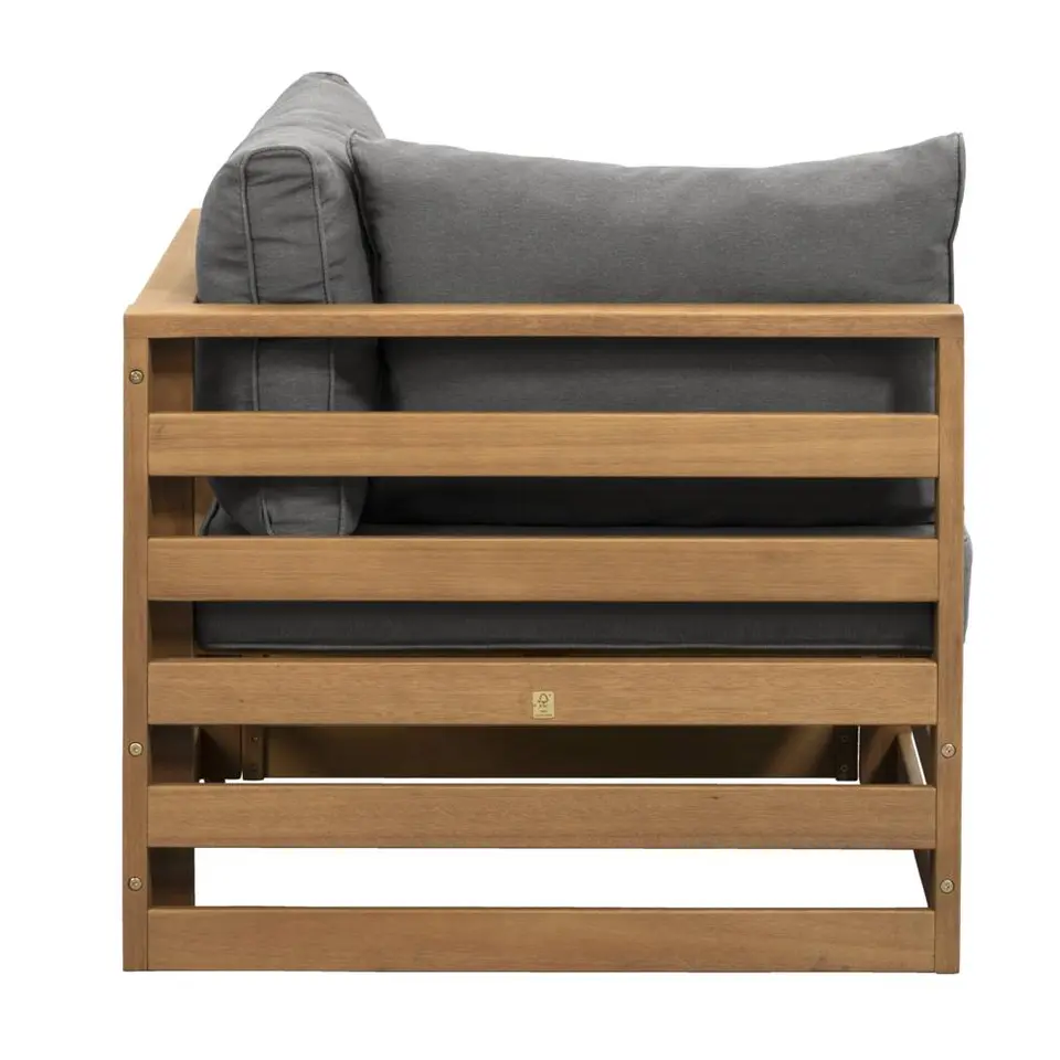 Loungebank element Clermont - hoek - 63x78x78 cm