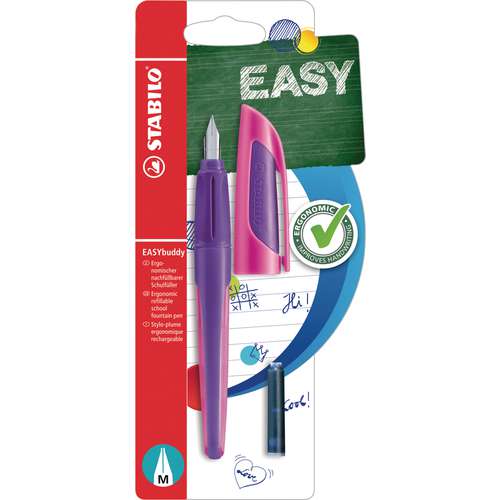 STABILO® EASYbuddy Ergonomischer Schulfüller inkl. Patrone