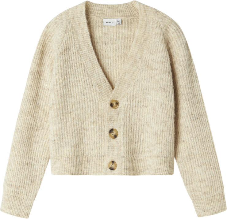 Name It NKFHOLLY BOXY SHORT KNIT CARD NOOS Pure cashmere
