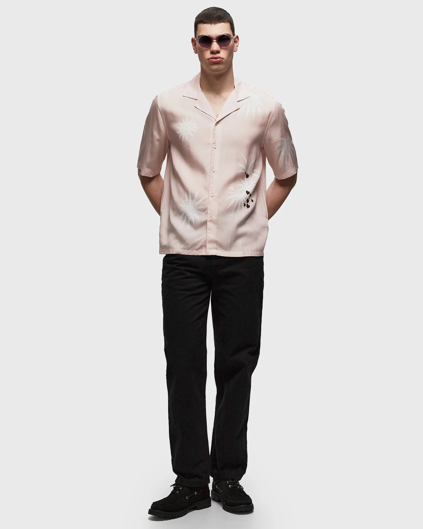 Officine Générale EREN SS CLY PALM TREE PRINT