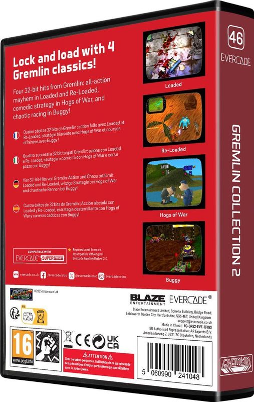 Evercade - Gremlin Collection 2 - Retro Gaming Cartridge