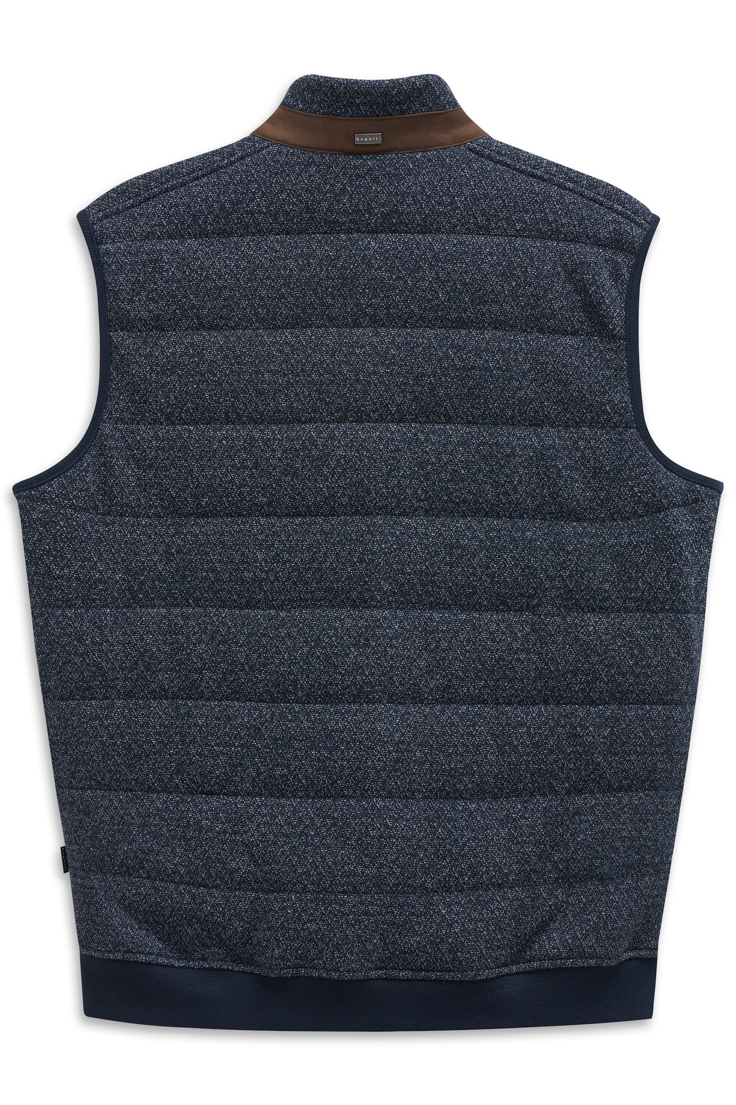 bugatti Sweatweste »Regular Fit« mit Stehkragen und aus reine Baumwolle