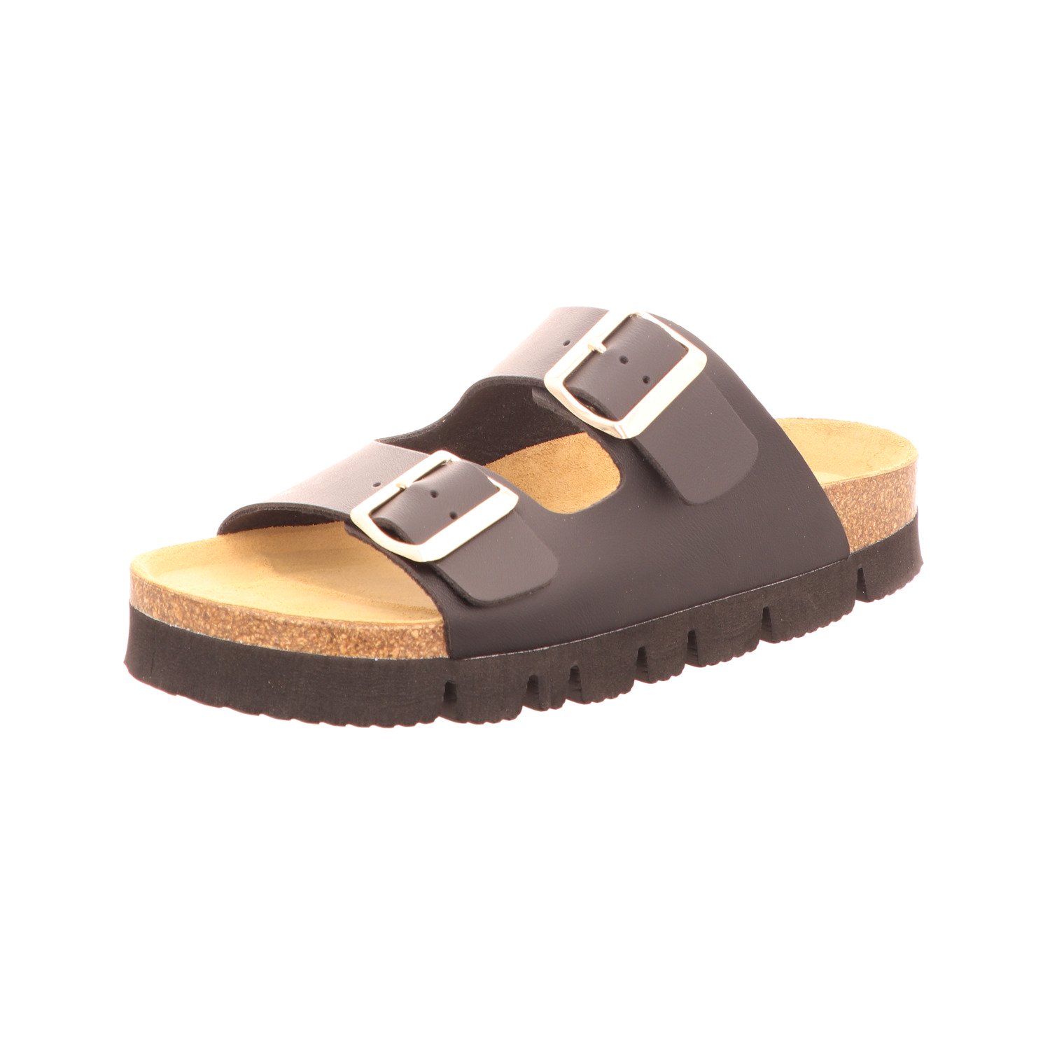 BOXX Damen-Pantolette mit Tieffußbett Ine Schwarz