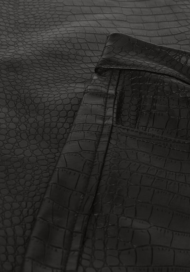 CO\\'COUTURE zwarte co'couture pantalon cobina croc pant