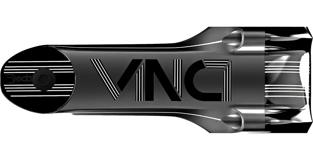 Deda Vinci Stuurpen 17 graden Zwart/Zwart 31.8mm