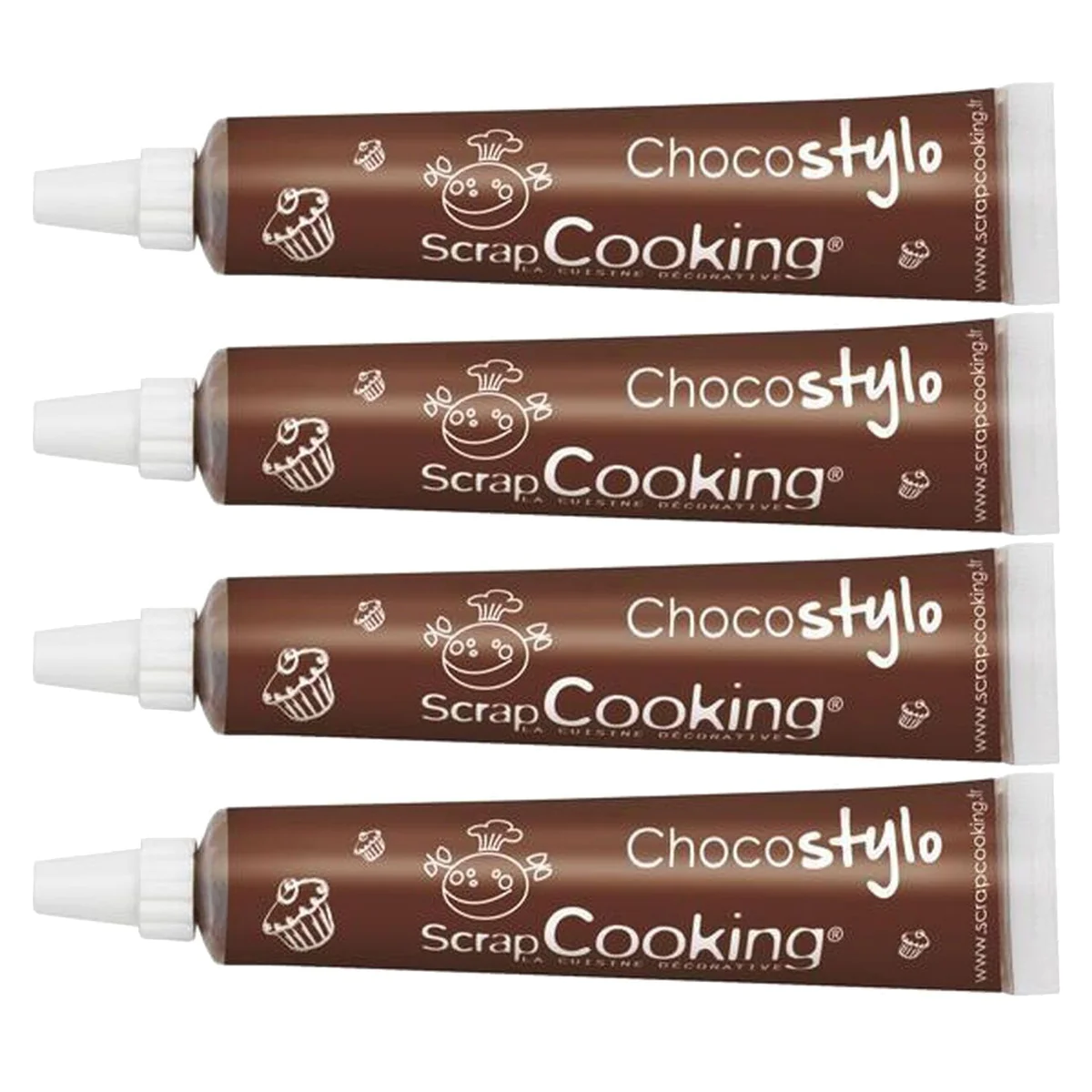 4 stylos chocolat Scrapcooking