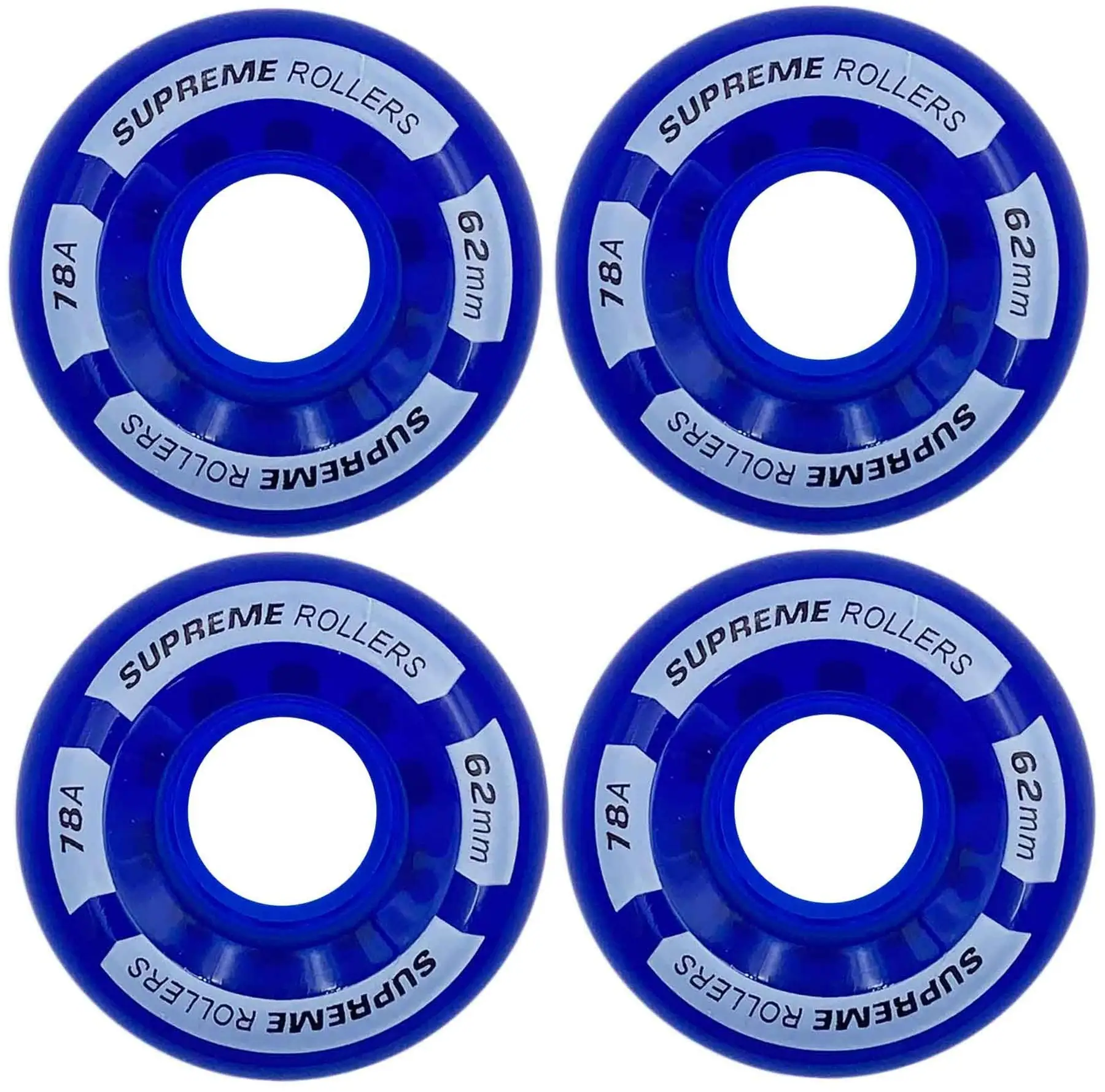 Supreme Rollers Quad Wheels 4-Pak | SkatePro
