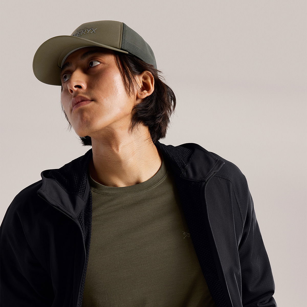 Arc'teryx Bird Word Trucker Curved Hat (Tatsu Forage)