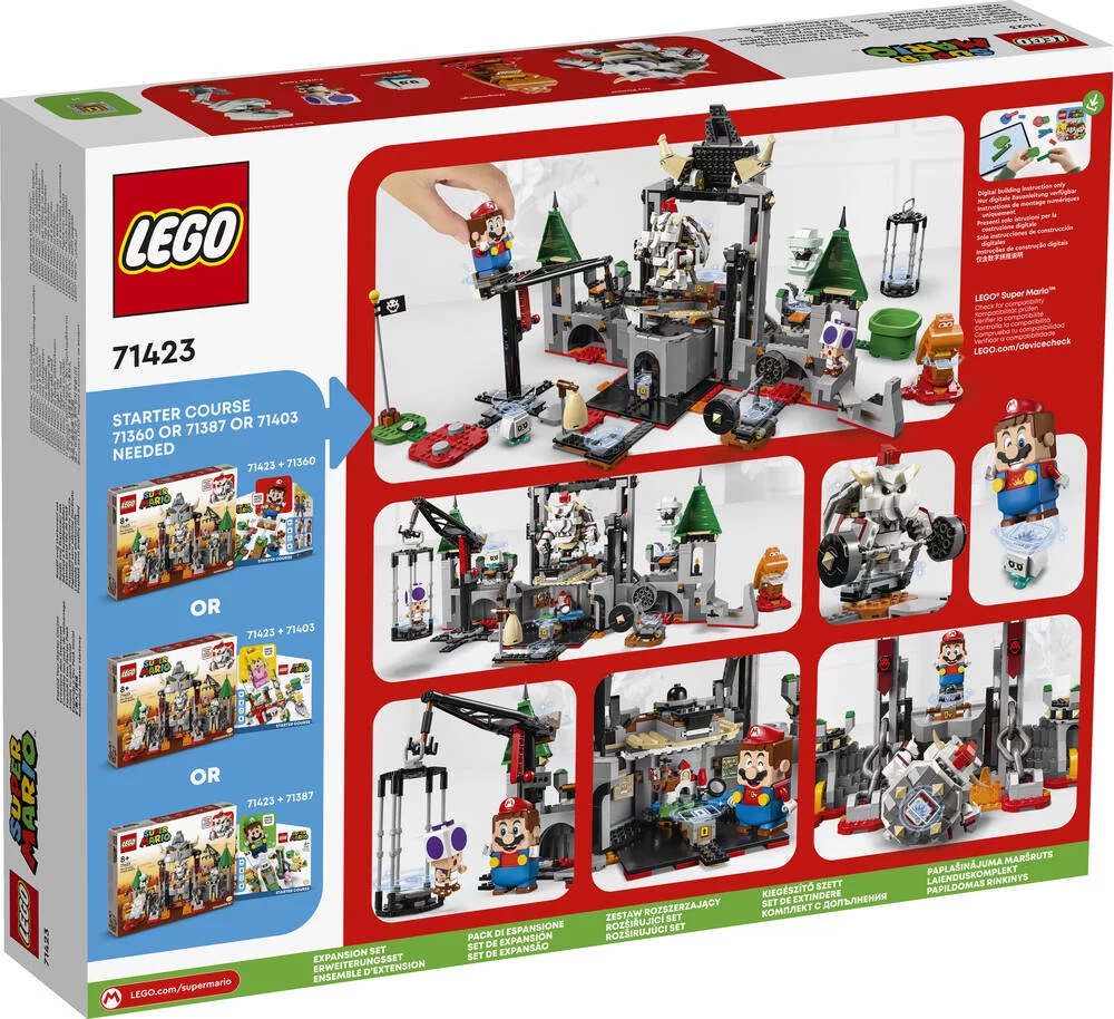 LEGO®SUPER MARIO™ 71423 - ENSEMBLE EXTENSION BATAILLE AU CHATEAU DE BOWSER SKELET