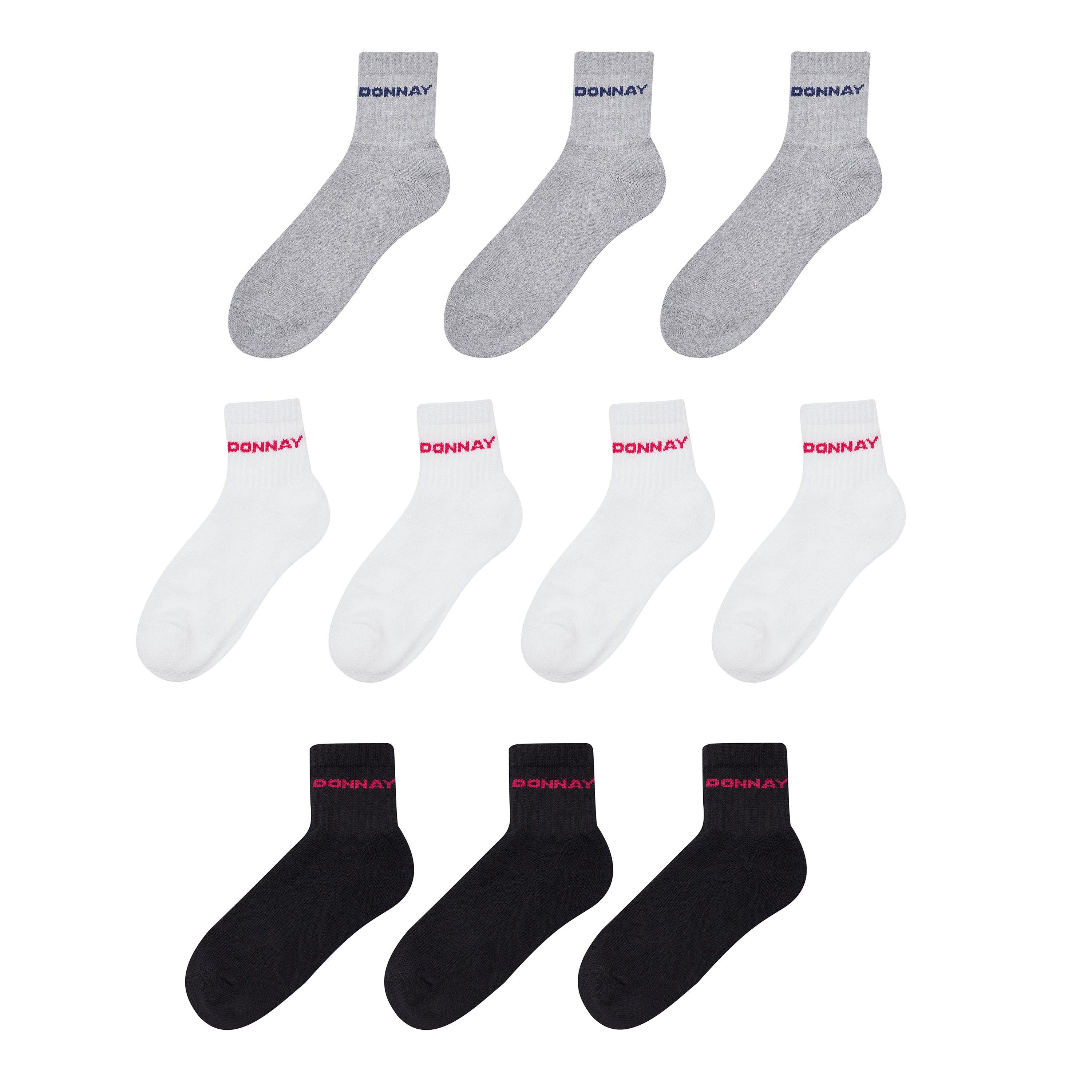 Donnay 10 Pack Quarter Socks Junior