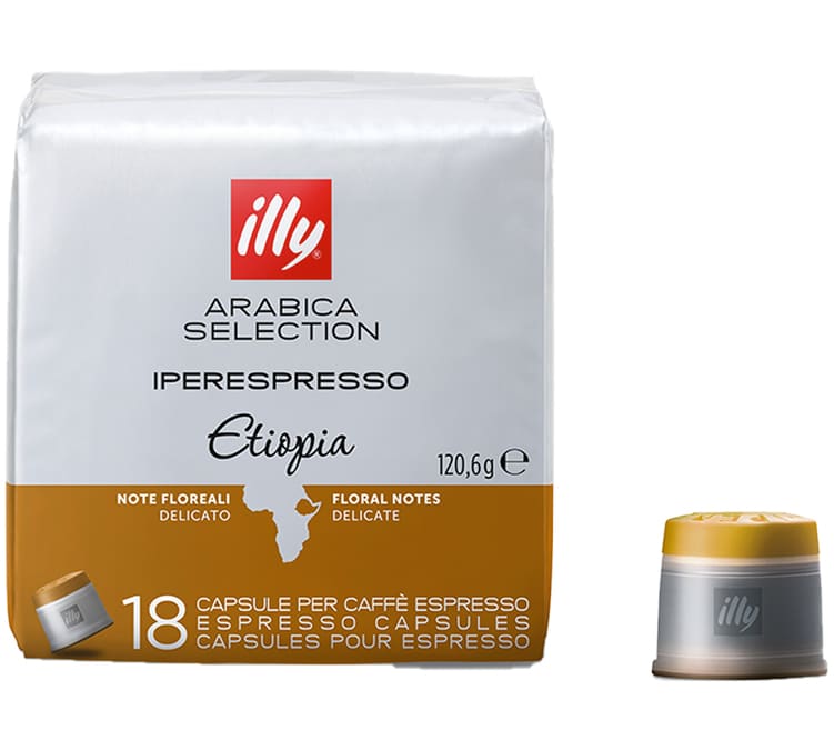 18 Capsules Iperespresso Arabica Selection Ethiopie - ILLY