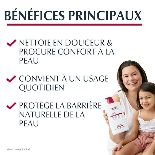 Eucerin PH5 Gel de Limpeza para Pele Seca e Sensível 1L