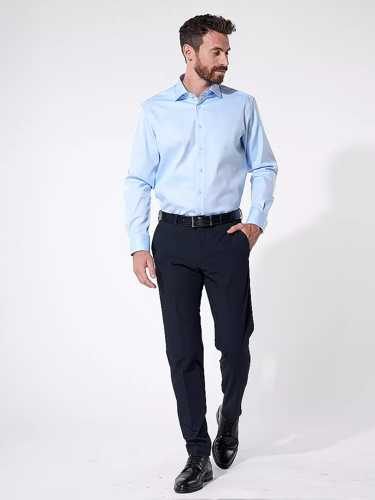 ETERNA Hemd Comfort Fit hellblau