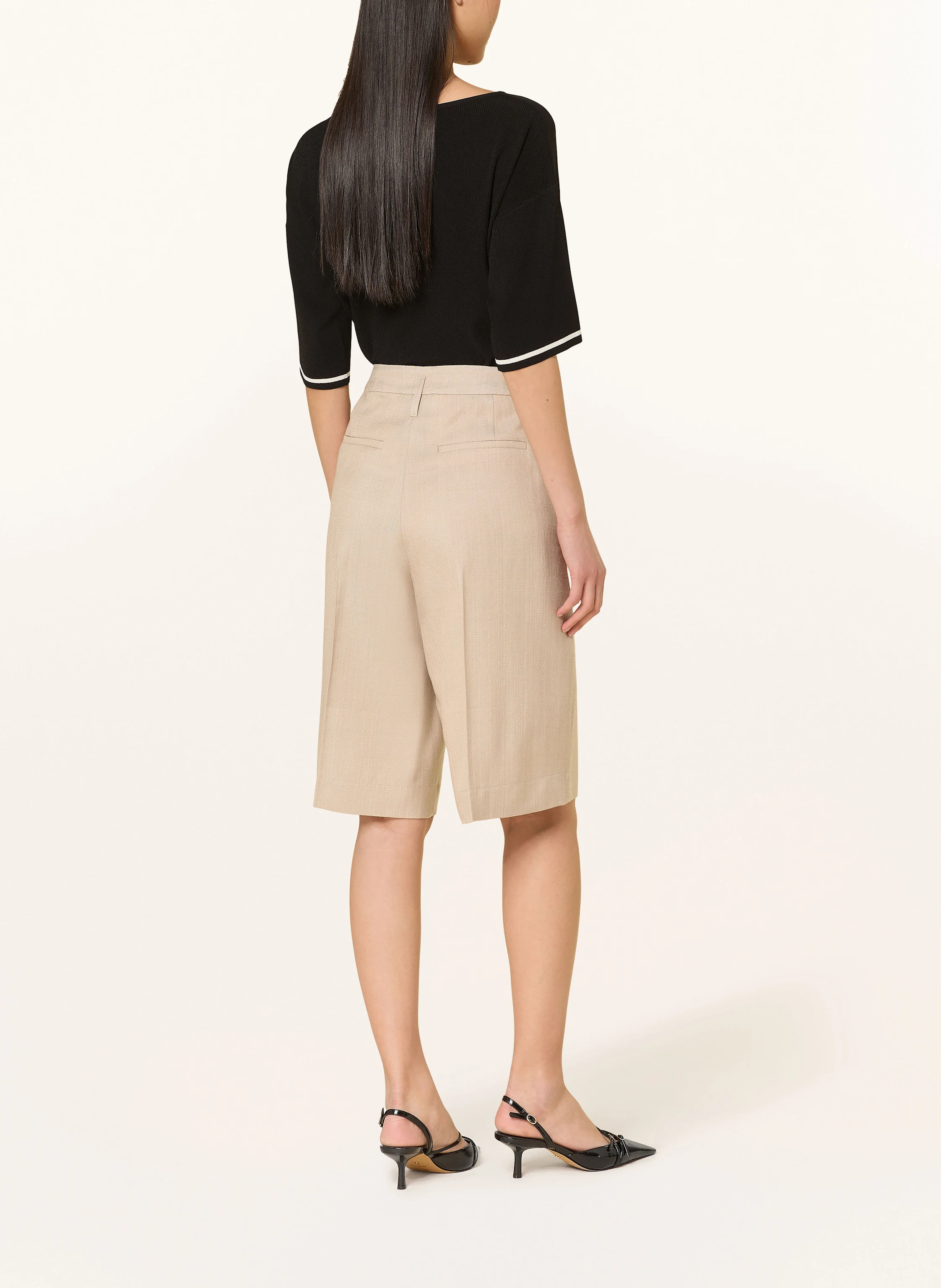 LIU JO Pullover im Materialmix mit 3/4-Arm
