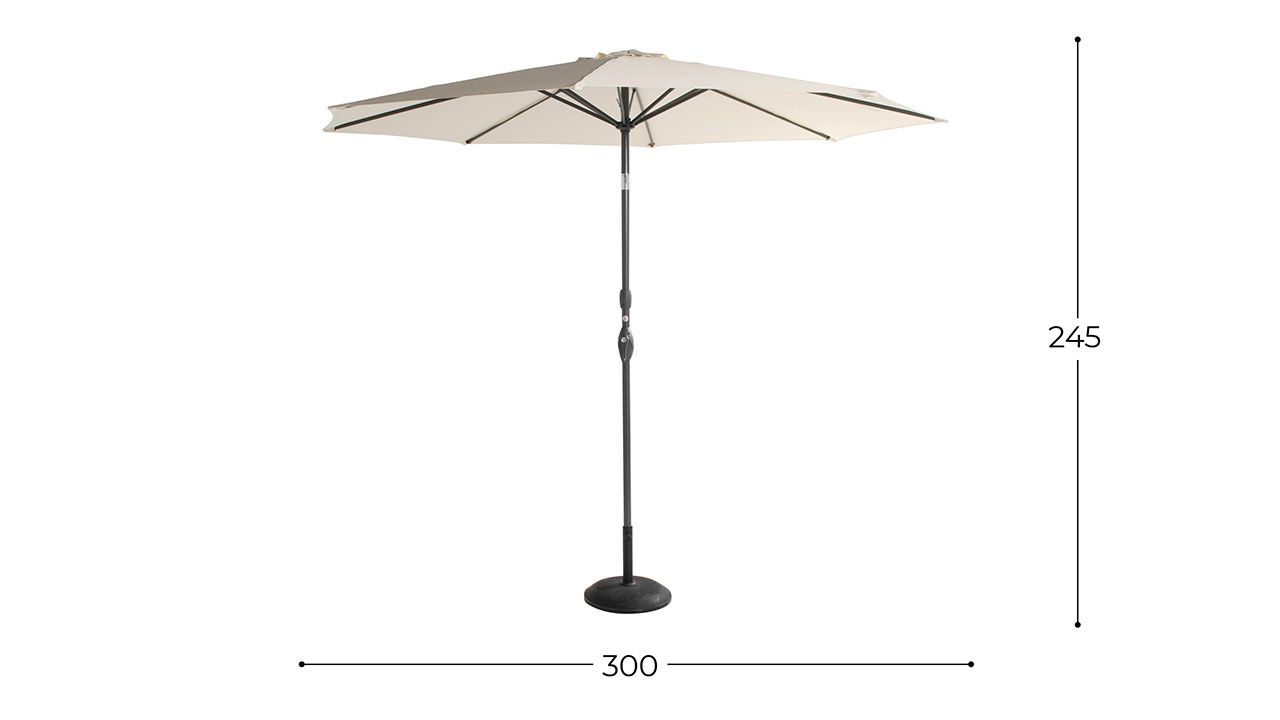 Parasol Natural 14.098.034 Sunline B300 x D300 x H245 cm