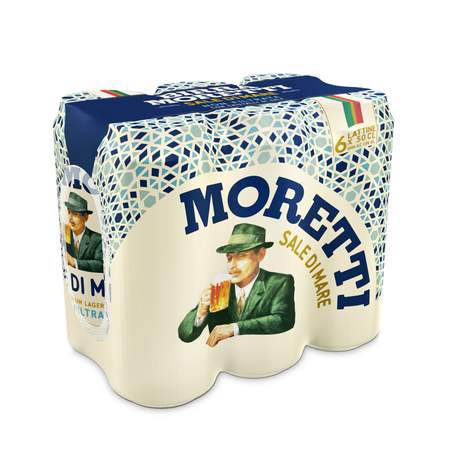 Birra Moretti Sale di Mare Lager Naturtrüb 6x50cl -300cl