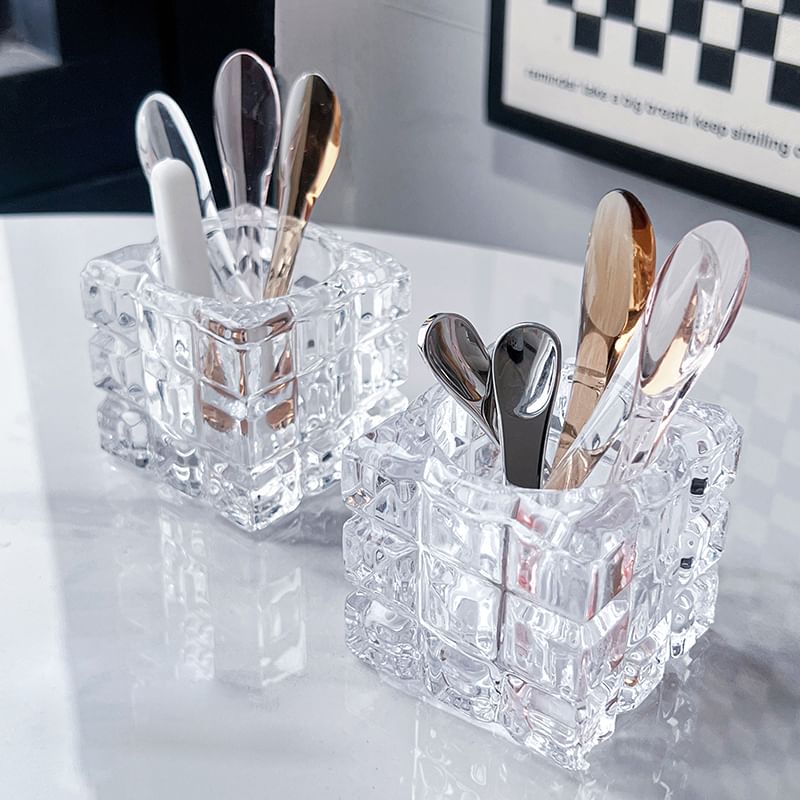 NEJA - Glazen make-up bureau organizer / set
