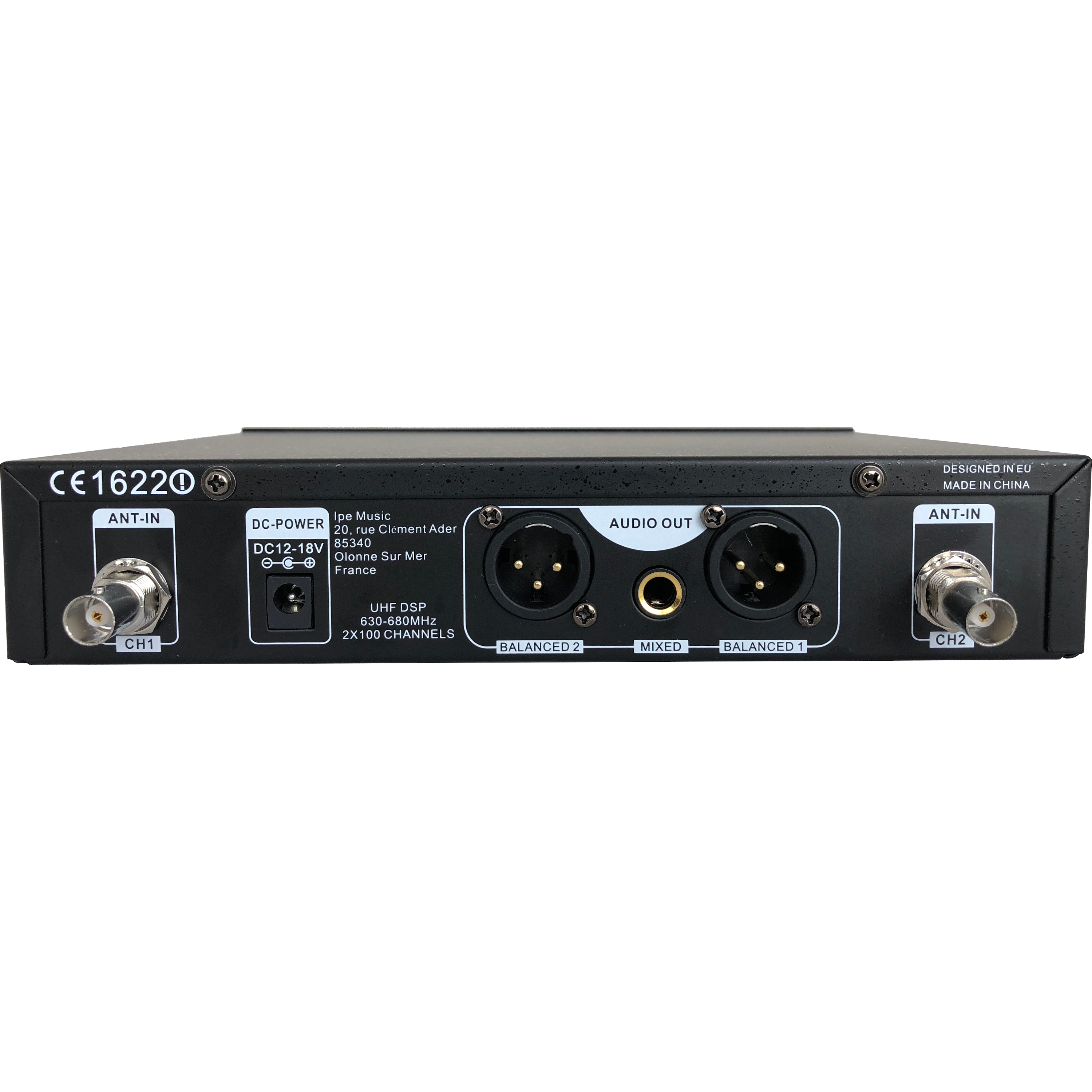 Prodipe UHF B210 DSP DUO draadloos systeem (630 - 680 MHz)