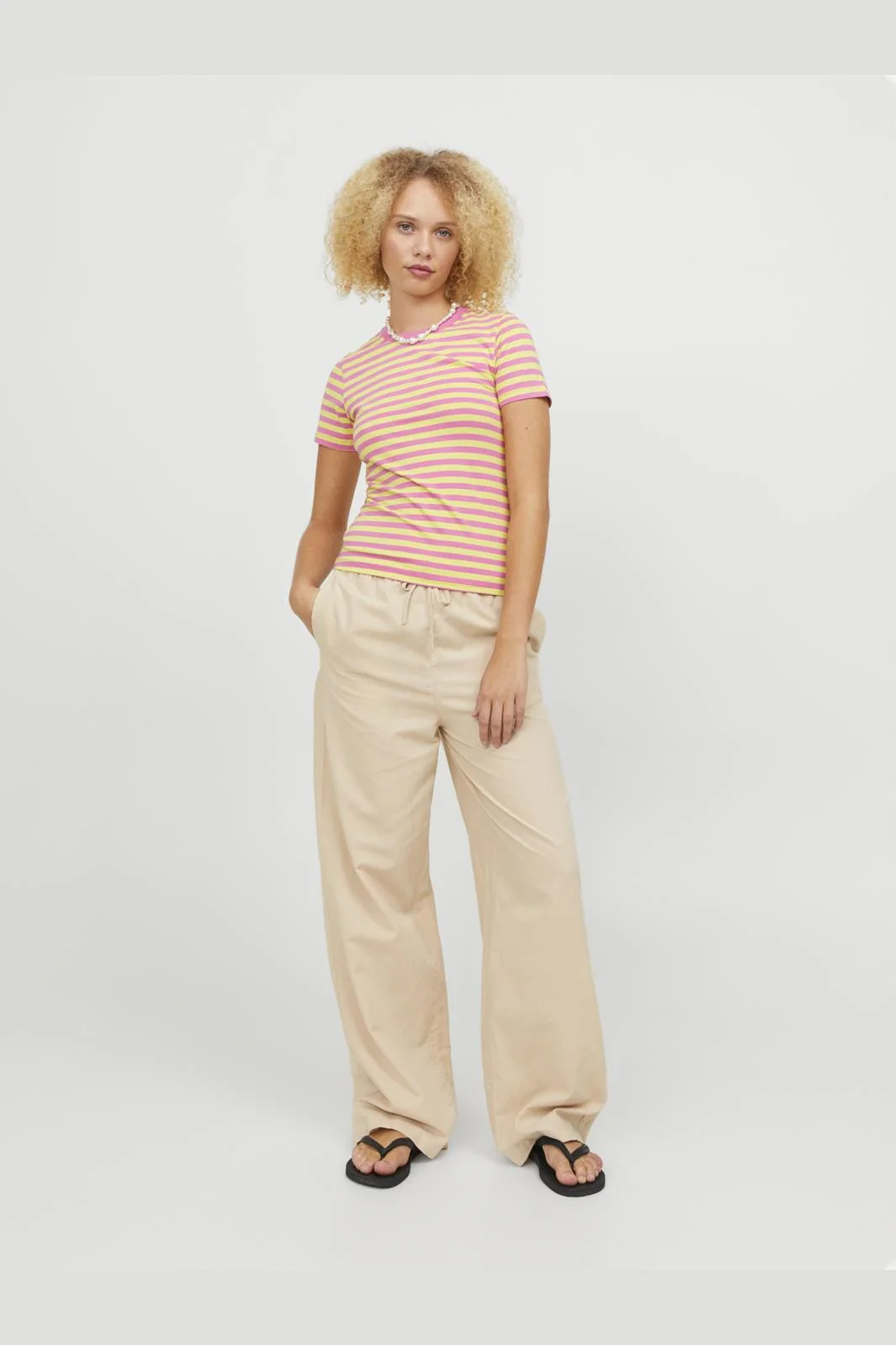 Jjxx Jxflora Linen Blend Pant Sn 4388891 cement