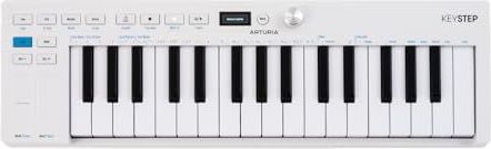 Arturia - Keystep MK2 - draagbare MIDI-controller, Sequencer en Arpeggiator - 32 Slimkeys, OLED-scherm, Polyfone Step Sequencer, 16-mode Arpeggiator, CV-compatibel - Wit