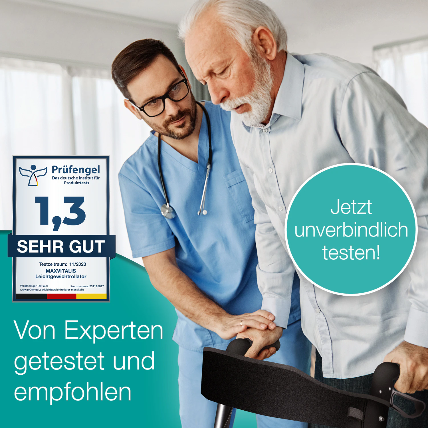 aktivshop aktivshop Rollator faltbar und leicht mit Sitz, Leichtgewicht-Reiserollator aus Aluminium, Gehhilfe 8-fach höhenverstellbar, Laufhilfe 3-fach faltbar für Kofferraum, Tasche & Schirmhalter