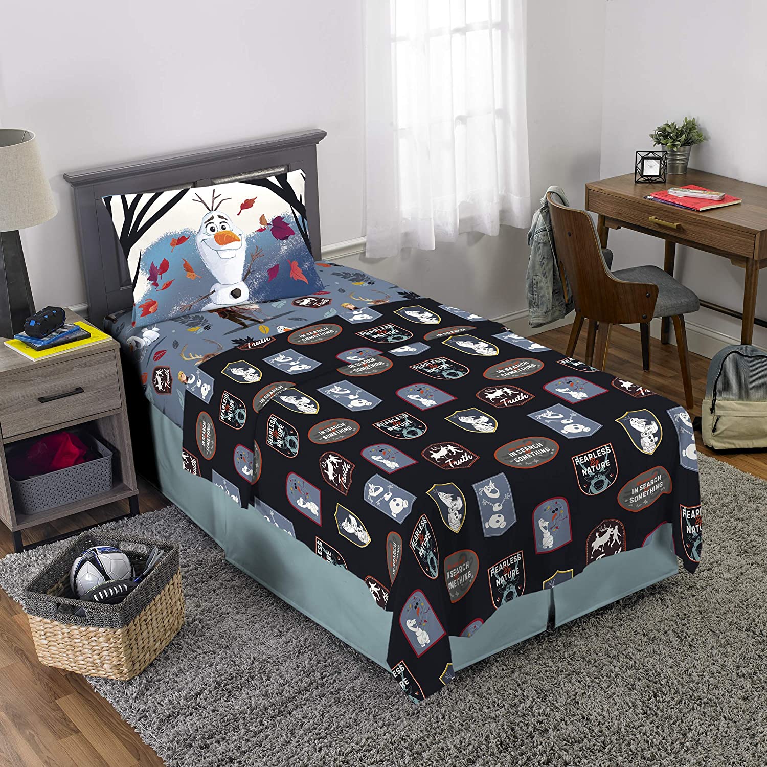 Twin Super Mario 3-Piece Bed Sheet Set.1 Flat Sheet 1 Fitted Sheet 1 Pillow Cases