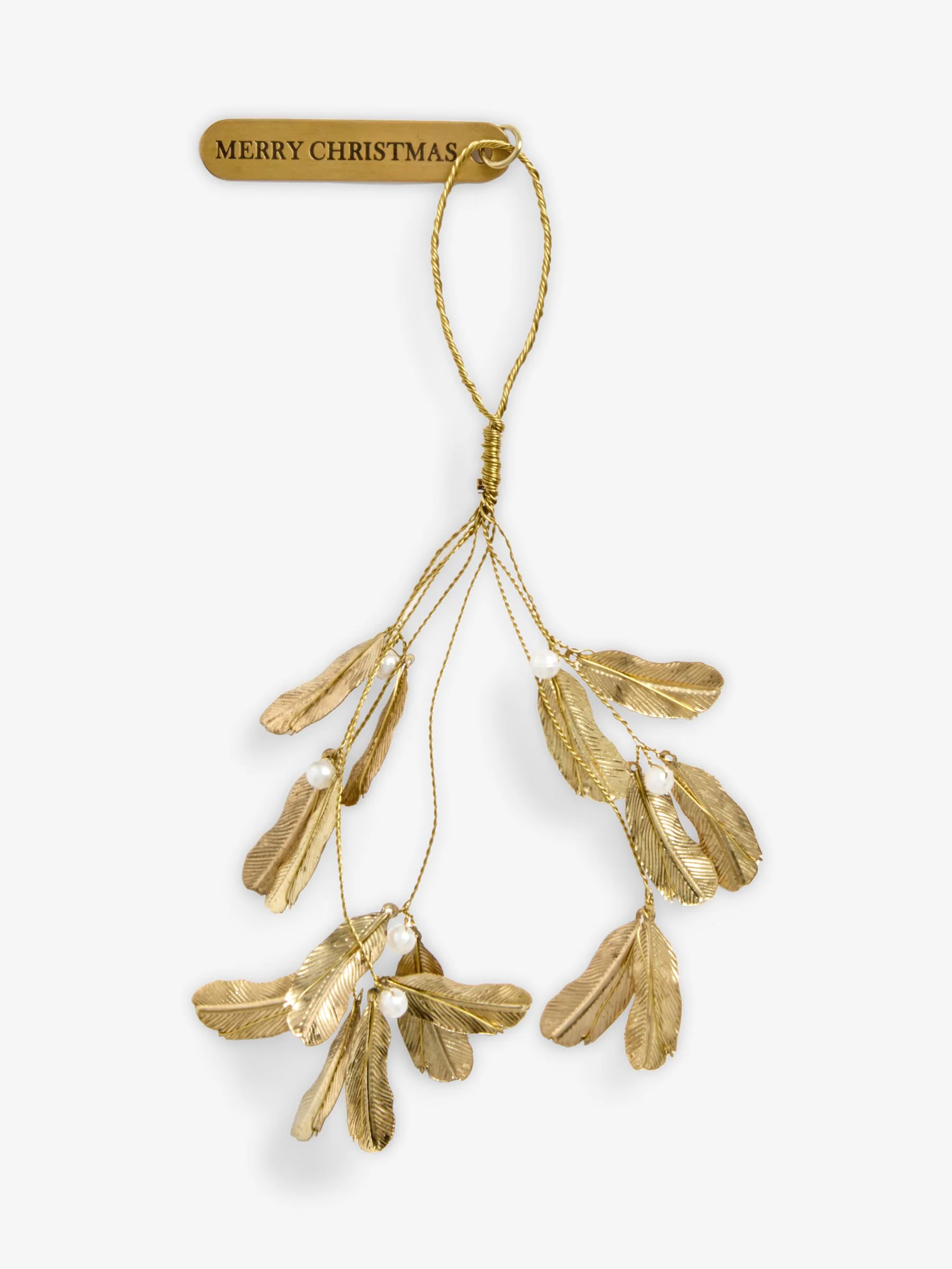 Kerstbal met mistletoe