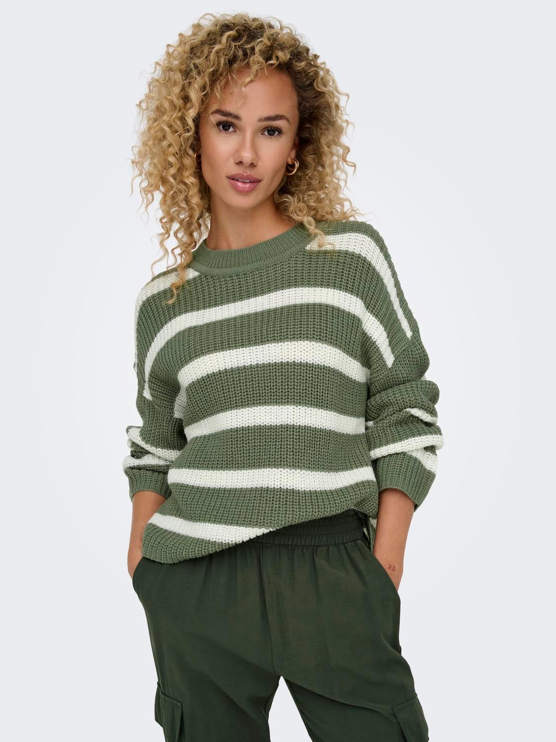 JDYJUSTY Strickpullover Sea Spray