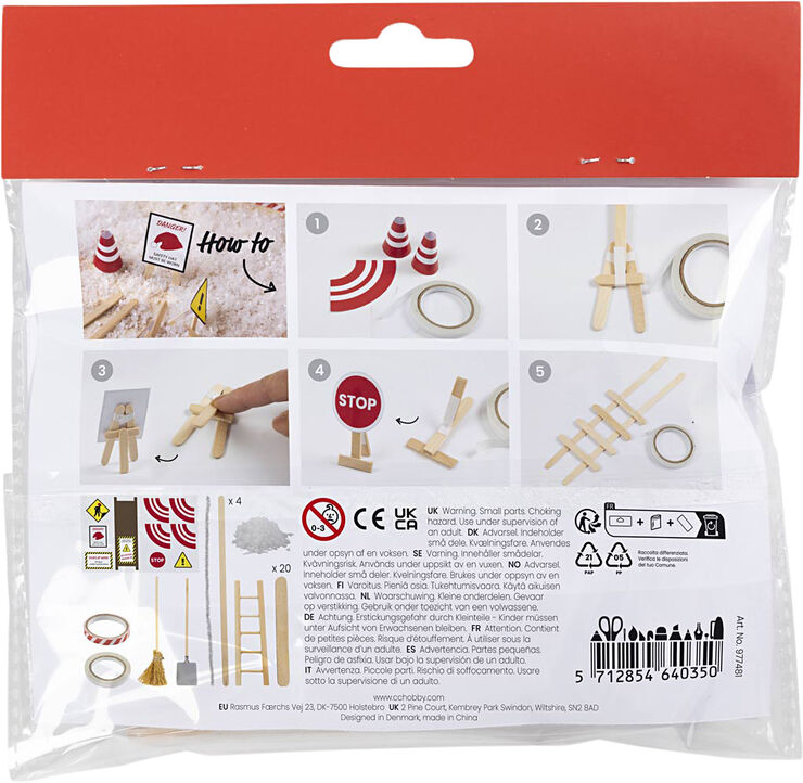 Creativ Company Mini DIY Kit Nissens Dør, Under konstruktion