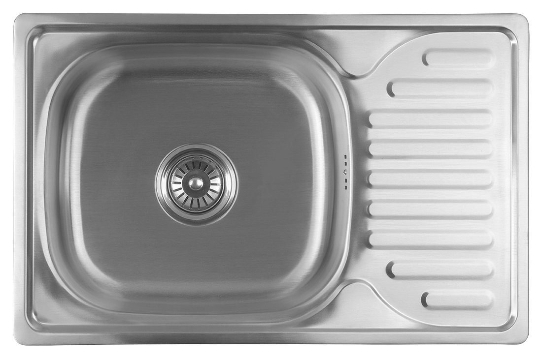 Aqualine spoelbak 66x42x18cm RVS